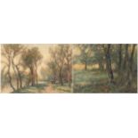 Nathaniel Hughes John Baird; The River; Woodland study, two