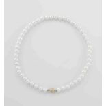 Single-strand pearl necklace