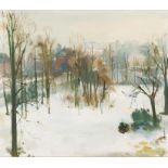 Clement Serneels; Winter Landscape