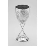 An Edward VII silver rifle club trophy cup, William Hutton & Sons Ltd, Sheffield, 1901