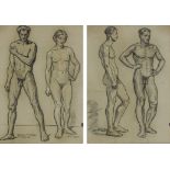 Erich Mayer; Figure Studies, two