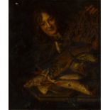 Attributed to Isaac van Duynen; Man with Basket of Fish