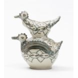 A Rorke's Drift stoneware bird sculpture