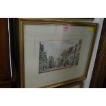 Peter Iden, 'East Street, Chichester', signed and dated '88. watercolour, 13.5 x 20.5cm.