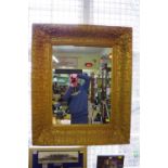 A gilt gesso framed wall mirror, 96 x 79.5cm .