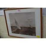 Of Royal Interest: two black and white 1961 Cowes Regatta photographs, showing The Duke of Edinburgh