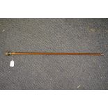 A silver mounted Northern Rhodesia Police swagger stick.