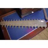 Taxidermy: a sawfish rostrum, 78cm long, (lacking one tooth).CITIES Certificate No: 576684/01