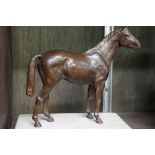 Simon Erland, 'Willow', a bronze racehorse, signed and inscribed AP and dated 1984, on plinth