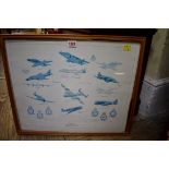 Aeronautica: three signed black and white photographs, largest 51 x 40.5cm; together with another