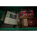 A large collection of motorcycle and automobilia leaflets and publications.