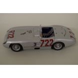 A Minichamps 1:24 scale '1955 Mercedes Benz 300SL Mille Miglia', signed by Stirling Moss, boxed.