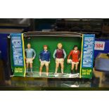 A boxed set of four Keymen footballers.