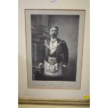 A Victorian photograph of a Masonic gentleman, inscribed and dated 1891, by Alfred Ellis