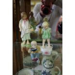 Three Royal Worcester Doughty figures, comprising: 'Tommy', No.2943; 'Ireland', No.3178; and '