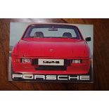 Automobilia: a collection of car brochures, to include: Ferrari Mondial; Porsche 924; other Ferrari,