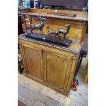 A 19th century rosewood chiffonier, 92cm wide.