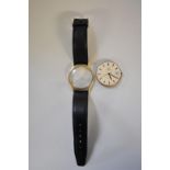 An Omega Geneve 9ct gold gentlemans automatic wristwatch, hallmark London 1973, cal 1012, movement