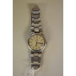 An Omega Geneve stainless steel automatic gentlemans wristwatch, serial number 36810466, circa 1973,