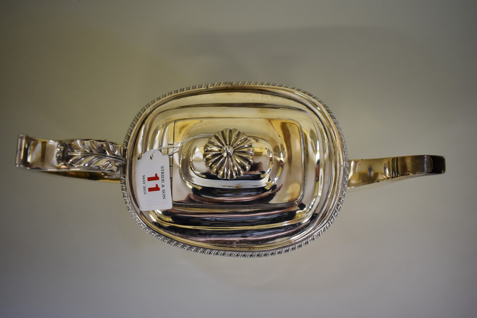 A George lll silver teapot,Â by Charles Fox, London 1776,Â 635g all in. - Image 4 of 6