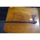 Ethnographica: a tribal axe.