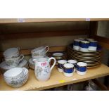 A collection of Wedgwood and Spode tea and coffee wares.