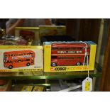 A Dinky 289 Bus; together with a Corgi 468 bus, both boxed.