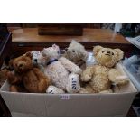 Three Steiff teddy bears, to include 'The House of Windsor Bear'; 'The Worlds First Teddy Bear',