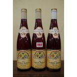 Three 70cl bottles of Niersteiner Auflangen Beerenauslese 1976, Hallgarten. (3)