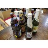 Eight various bottles of ale, to include four 1977 Silver Jubilee examples; and a Prince of Wales