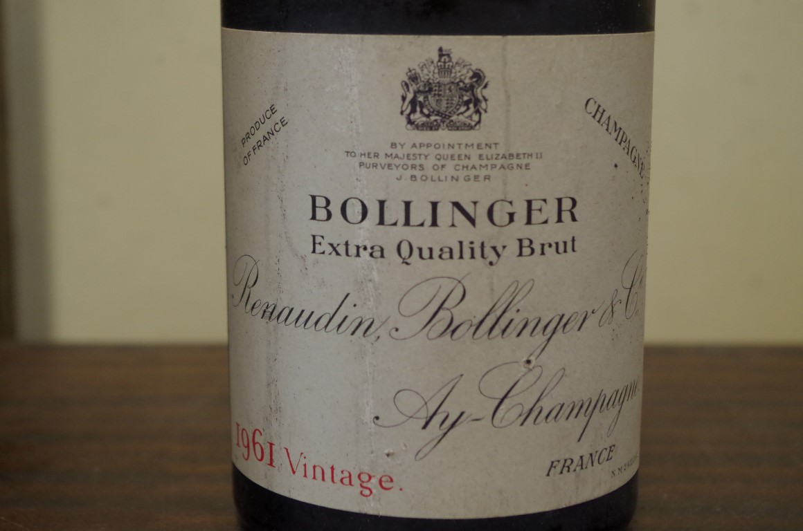 A bottle of Bollinger 1961 vintage Extra Quality Brut champagne. - Image 2 of 3