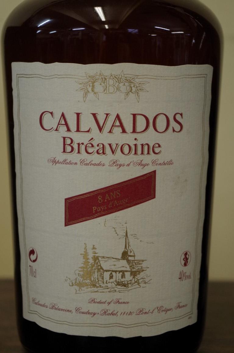 Two 70cl bottles of calvados, comprising: Breavoine 8 year old; and Busnel Vieille Reserve VSOP. (2) - Image 2 of 5