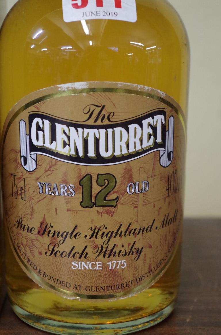 A 75cl bottle of The Glenturret 12 year old whisky, 1980s bottling, in card box. - Image 2 of 3