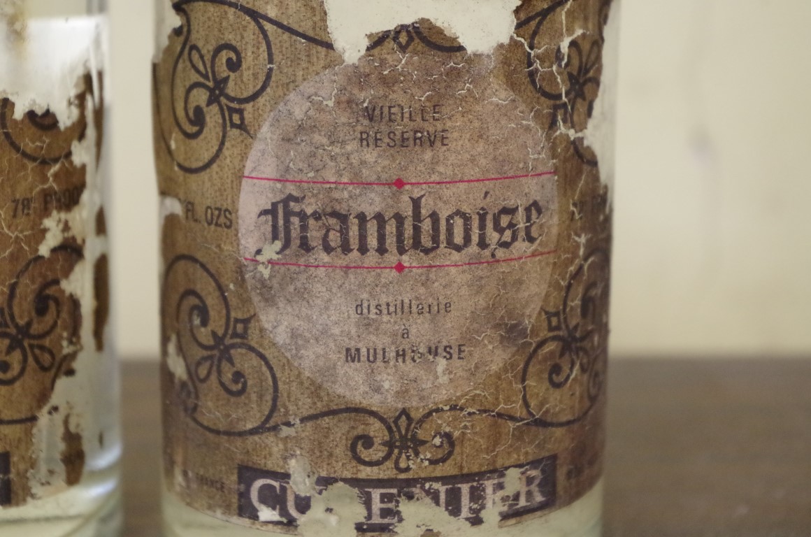 Two 24 1/2 fl.oz. bottles of Cusenier Framboise Vieille Reserve. (2) - Image 2 of 4