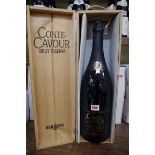 A 3 litre jeroboam bottle of Conte di Cavour sparkling wine, in owc.