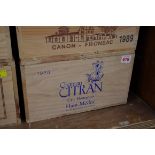 A case of twelve 75cl bottles of Chateau Citran, 1988, in owc.PLEASE NOTE: ADDITIONAL VAT ON THE