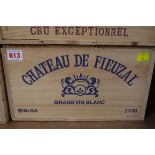 A case of twelve 75cl bottles of Chateau de Fieuzal Blanc, 2000, in owc. (12)PLEASE NOTE: ADDITIONAL