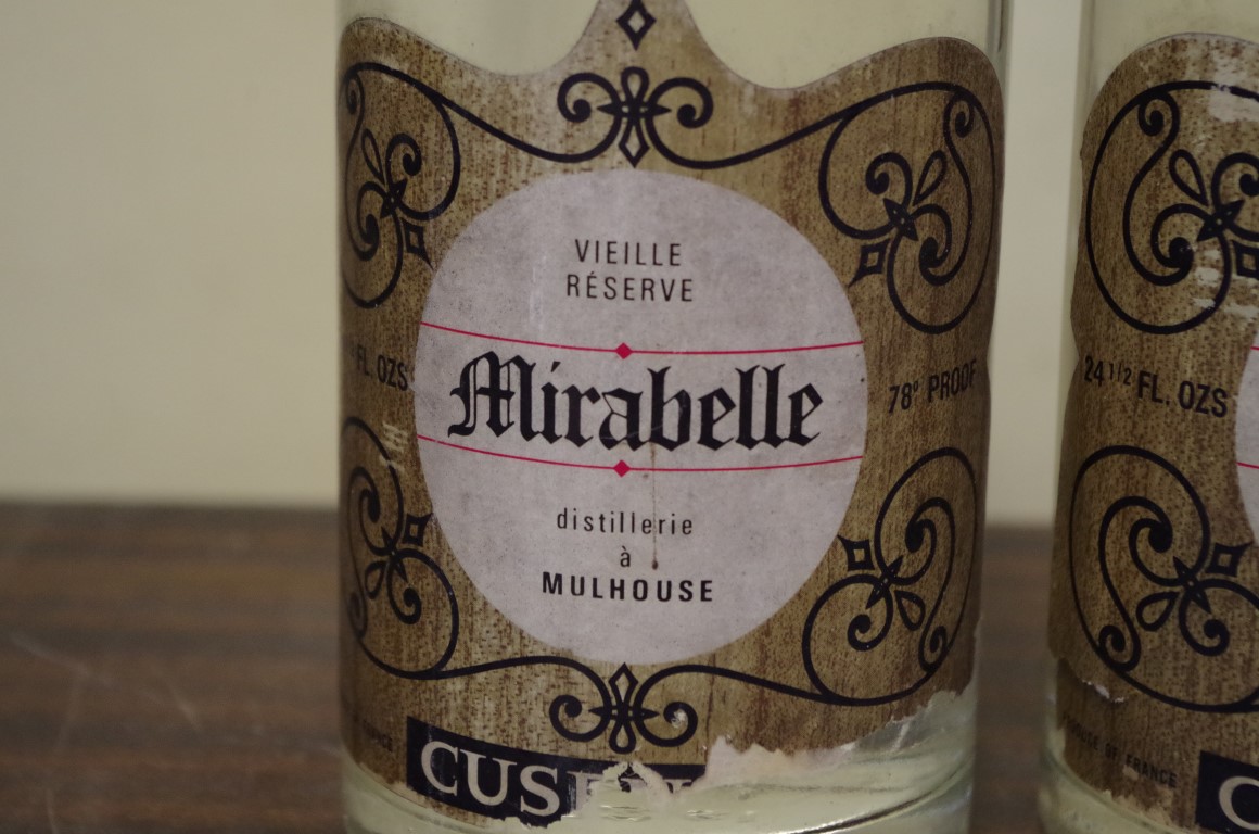 Two 24 1/2 fl.oz. bottles of Cusenier Mirabelle Vieille Reserve. (2) - Image 2 of 4