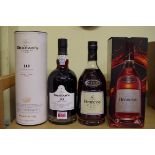 A 70cl bottle of Hennessy VSOP cognac, in card box; together with a 75cl bottle of Graham's 10