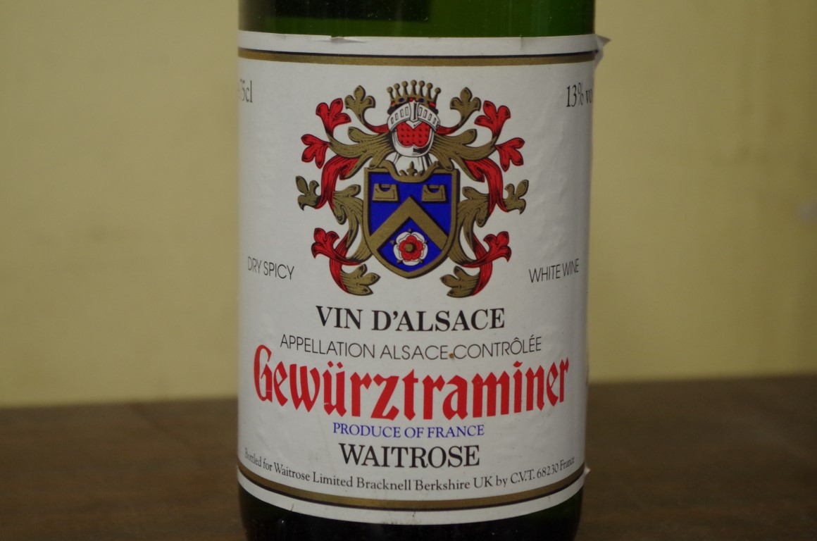 A 75cl bottle of Gewurztraminer Alsace 1988. - Image 2 of 3