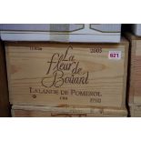 A case of twelve 75cl bottles of Chateau La Fleur de Bouard, 2005, in owc. (12)PLEASE NOTE: