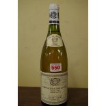 A 75cl bottle of Chevalier-Montrachet Grand Cru 1992, Louis Jadot.