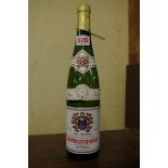 A 75cl bottle of Gewurztraminer Alsace 1988.