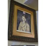 European School, a bust length portrait of Adolf Hitler, inscribed and dated 1934, watercolour, 24 x