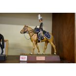 A Sentry Box limited edition cast and hand painted metal model of 'Officer of the 17th Lancers',