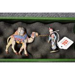 King & Country UK: 'The Silk Road', Pack Camel and Mameluke Handler, No.SR8, in near mint condition,