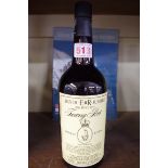 A 75cl bottle of 1977 Silver Jubilee tawny port, bottled for HMAS Melbourne, Spithead Review;