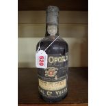 A 26 fl.oz. bottle of Royal Oporto Colheita de 1960 port.