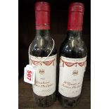 Two 37.5cl bottles of Baron Philippe de Rothschild St Emilion 1984. (2)