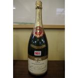 A 150cl magnum bottle of 1988 Lenoble Brut Reserve vintage champagne.